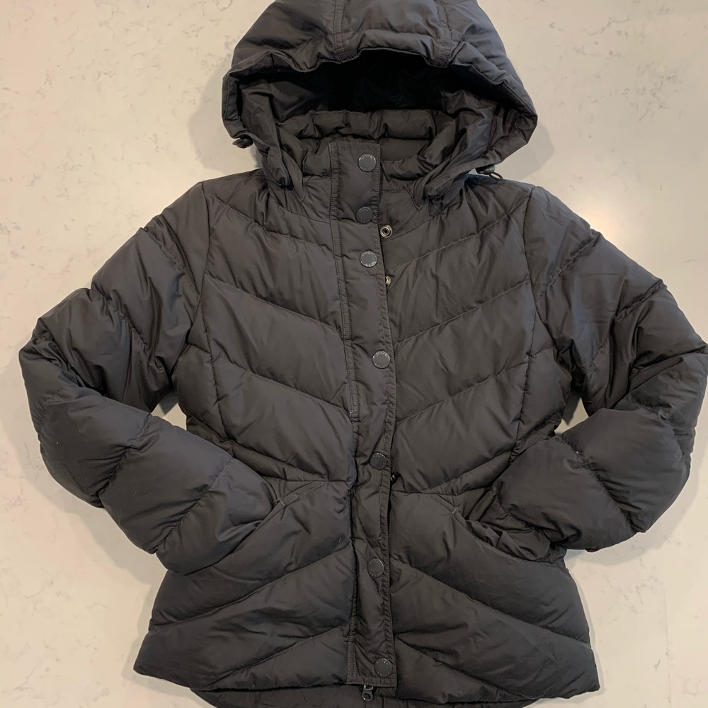 Dark Gray J Crew Puffer Jacket Sherpa lined XS
